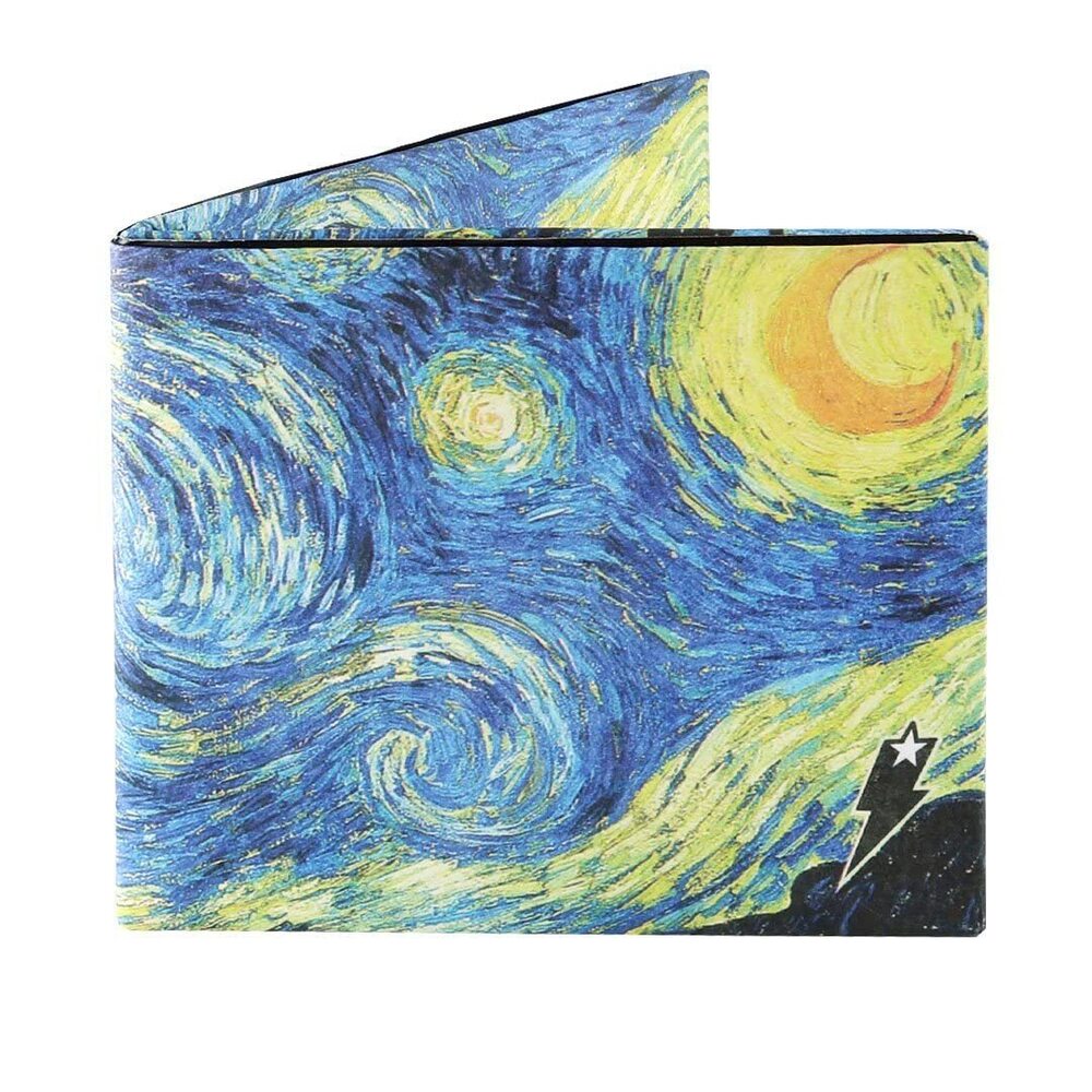 4925 Starry Night Wallet, Paper Wallet - Vegan, Mighty Thin, Tear &